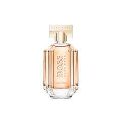 Hugo Boss The Scent for women perfume bottle with golden cap and elegant design Hugo Boss The Scent for women perfume bottle with golden cap and elegant design