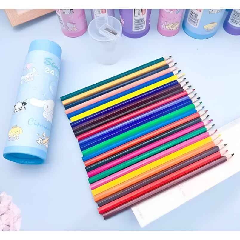 Huitich 24 Color Colored Pencils Set Wooden Art Supplies - Mumzar Huitich 24 Color Colored Pencils Set Wooden Art Supplies - Mumzar