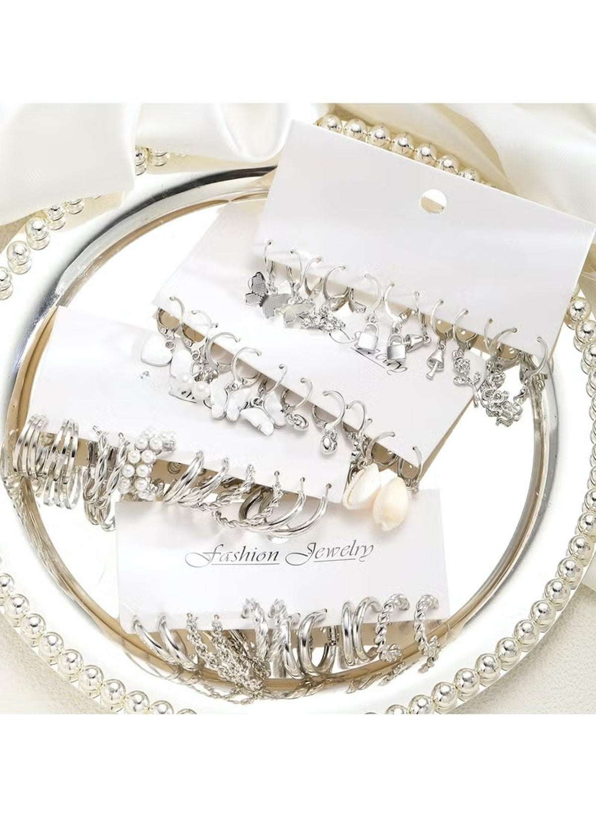Huitich 24 - Piece Charm Earrings Fashion Jewelry Set - Mumzar Huitich 24 - Piece Charm Earrings Fashion Jewelry Set - Mumzar