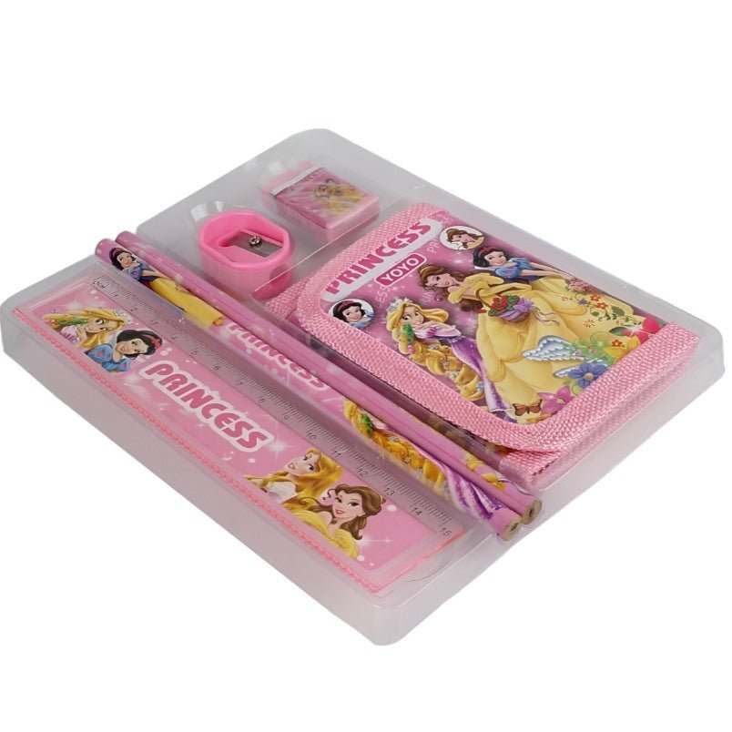 Huitich 6 Piece Princess Stationery Set for Kids - Mumzar Huitich 6 Piece Princess Stationery Set for Kids - Mumzar