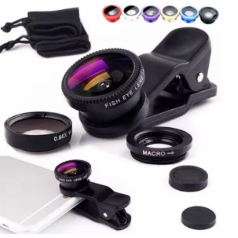 Huitich A - Express 3 - in - 1 Smartphone Camera Lens Kit - Mumzar Huitich A - Express 3 - in - 1 Smartphone Camera Lens Kit - Mumzar