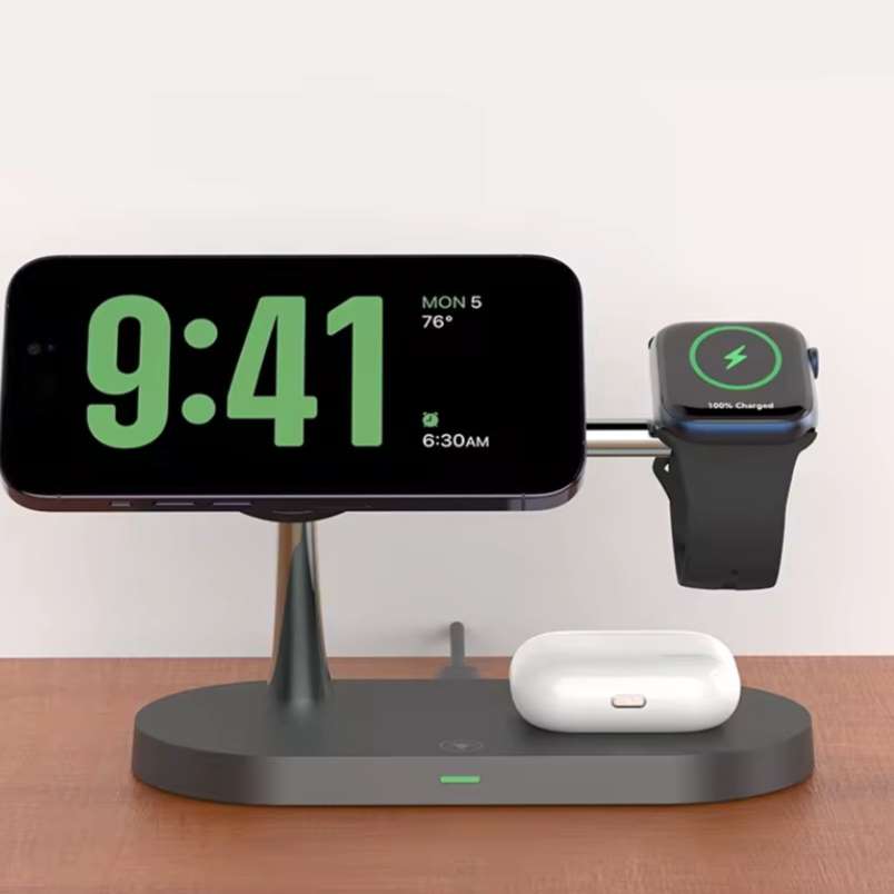 Huitich A - Express 3 in 1 Wireless Charging Station Stand for iPhone - Mumzar Huitich A - Express 3 in 1 Wireless Charging Station Stand for iPhone - Mumzar