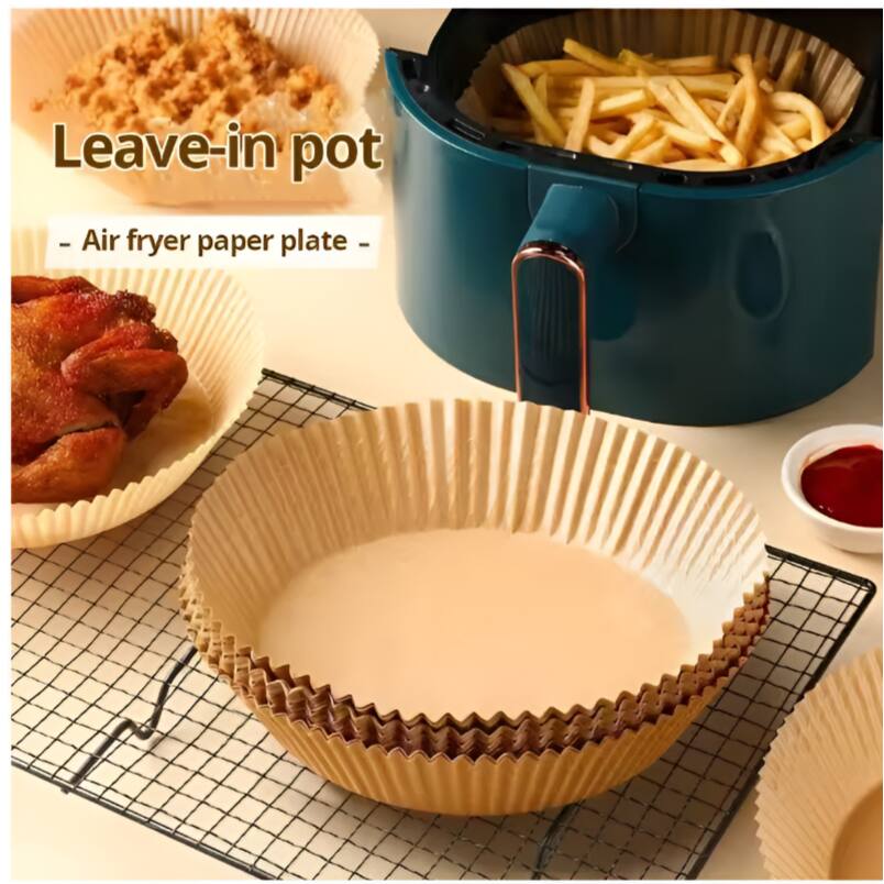 Huitich A - Express Air Fryer Paper Liners 23cm - 50pcs Disposable - Mumzar Huitich A - Express Air Fryer Paper Liners 23cm - 50pcs Disposable - Mumzar