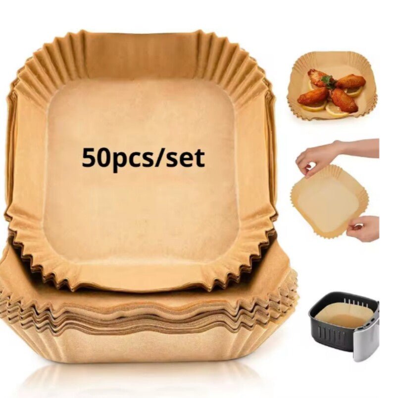 Huitich A - Express Air Fryer Paper Liners 23cm - 50pcs Disposable - Mumzar Huitich A - Express Air Fryer Paper Liners 23cm - 50pcs Disposable - Mumzar