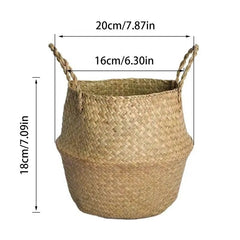 Huitich A - Express Folding Rattan Storage Basket for Home - Mumzar Huitich A - Express Folding Rattan Storage Basket for Home - Mumzar