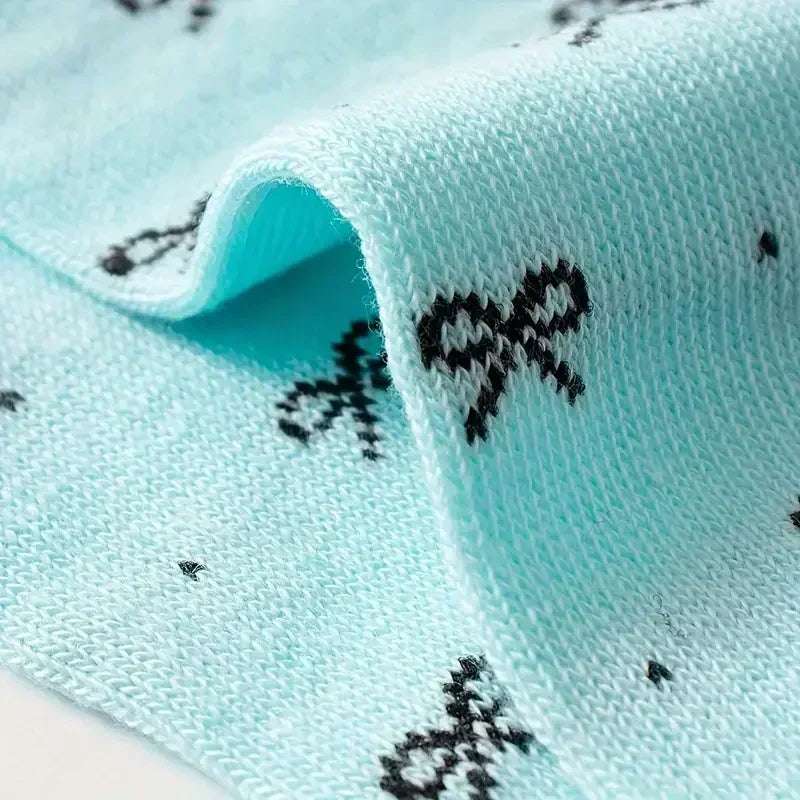 Huitich A - Express Heart Print Ankle Socks for Women - 50 Pairs - Mumzar Huitich A - Express Heart Print Ankle Socks for Women - 50 Pairs - Mumzar