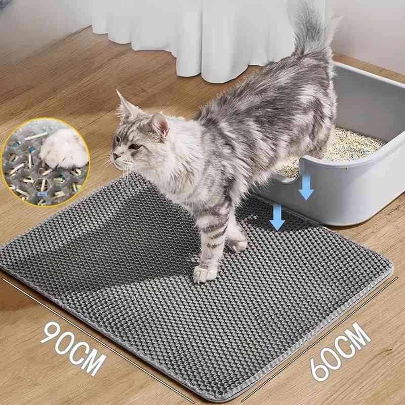 Huitich A - Express Large Waterproof Cat Litter Mat 90x60cm - Mumzar Huitich A - Express Large Waterproof Cat Litter Mat 90x60cm - Mumzar