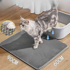 Huitich A - Express Large Waterproof Cat Litter Mat 90x60cm - Mumzar Huitich A - Express Large Waterproof Cat Litter Mat 90x60cm - Mumzar