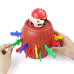 Huitich A - Express Pirate Barrel Toys with Wooden Geometric Shape Puzzle - Mumzar Huitich A - Express Pirate Barrel Toys with Wooden Geometric Shape Puzzle - Mumzar