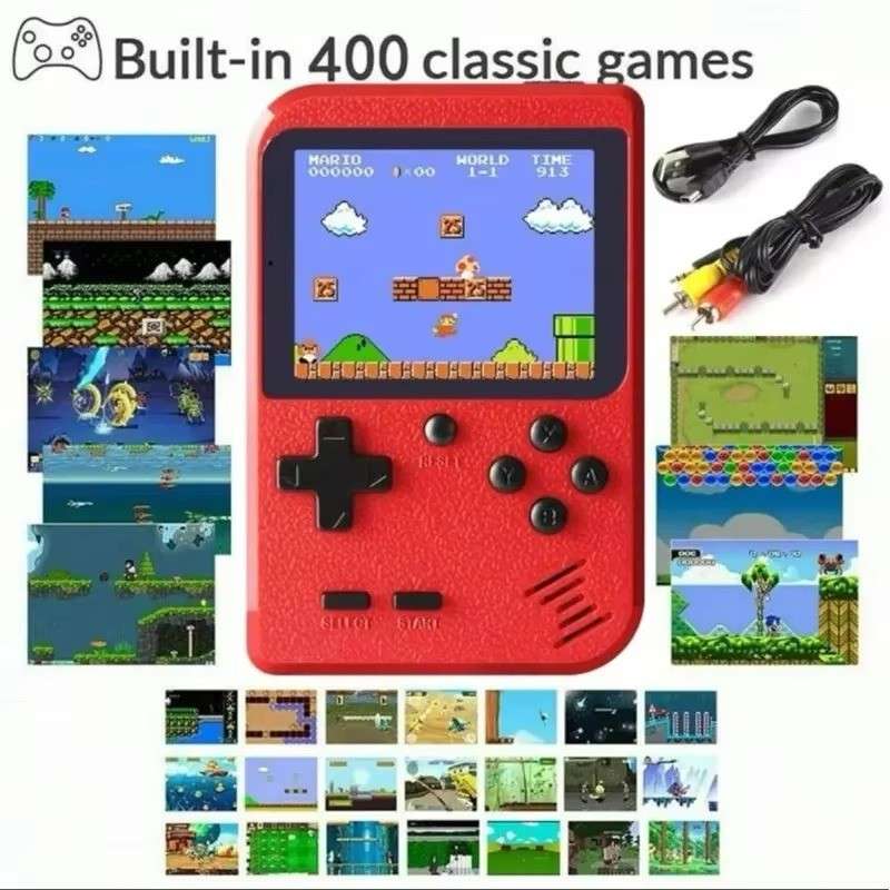 Huitich A - Express Red Classic Mini Gaming Device with 400 Games - Mumzar Huitich A - Express Red Classic Mini Gaming Device with 400 Games - Mumzar