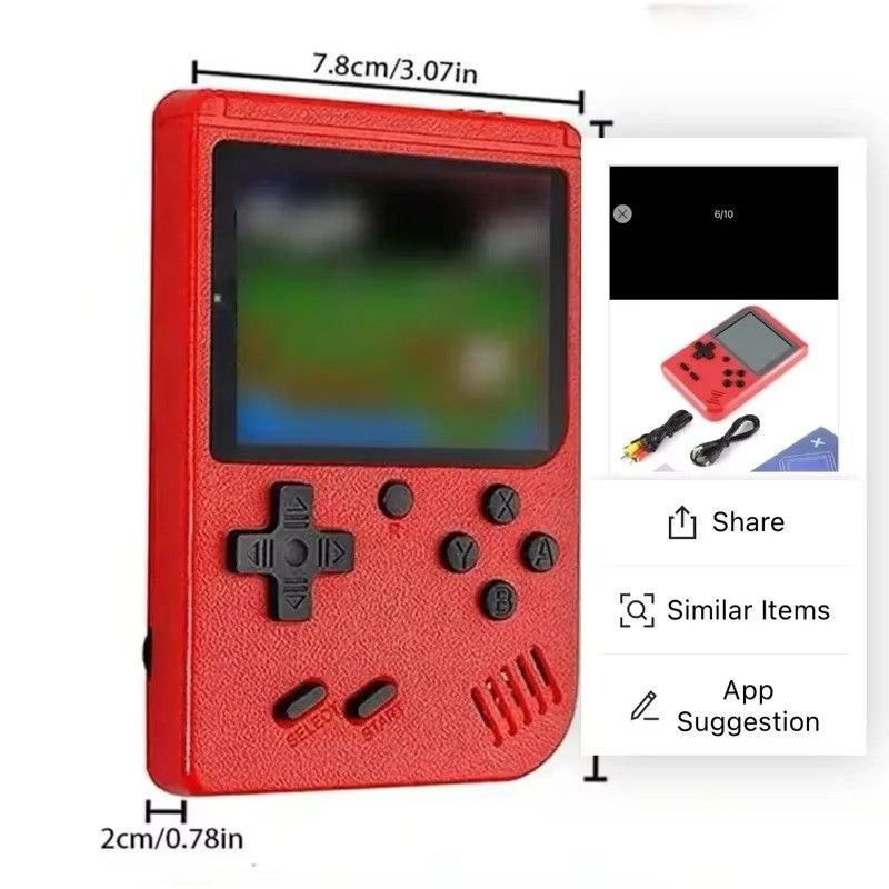 Huitich A - Express Red Classic Mini Gaming Device with 400 Games - Mumzar Huitich A - Express Red Classic Mini Gaming Device with 400 Games - Mumzar