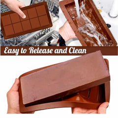 Huitich A - Express Silicone Chocolate Bar Molds Flexible, Durable - Mumzar Huitich A - Express Silicone Chocolate Bar Molds Flexible, Durable - Mumzar