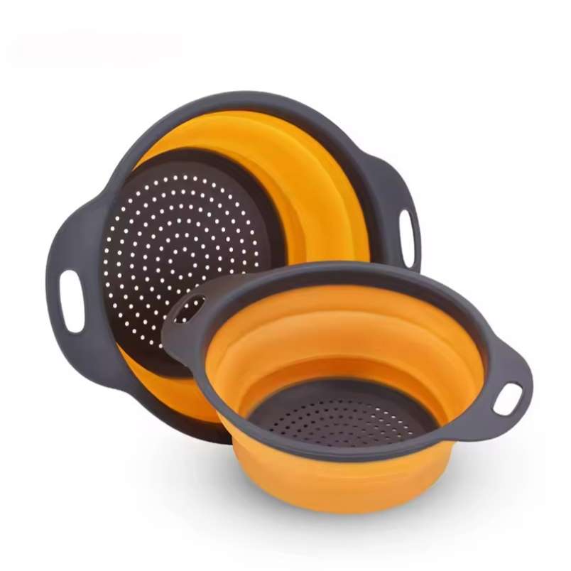 Huitich A - Express Silicone Folding Colander Collapsible Vegetable Strainer - Mumzar Huitich A - Express Silicone Folding Colander Collapsible Vegetable Strainer - Mumzar