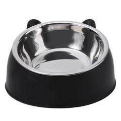 Huitich A - Express Stainless Steel Cat Bowl with Green Base - Mumzar Huitich A - Express Stainless Steel Cat Bowl with Green Base - Mumzar