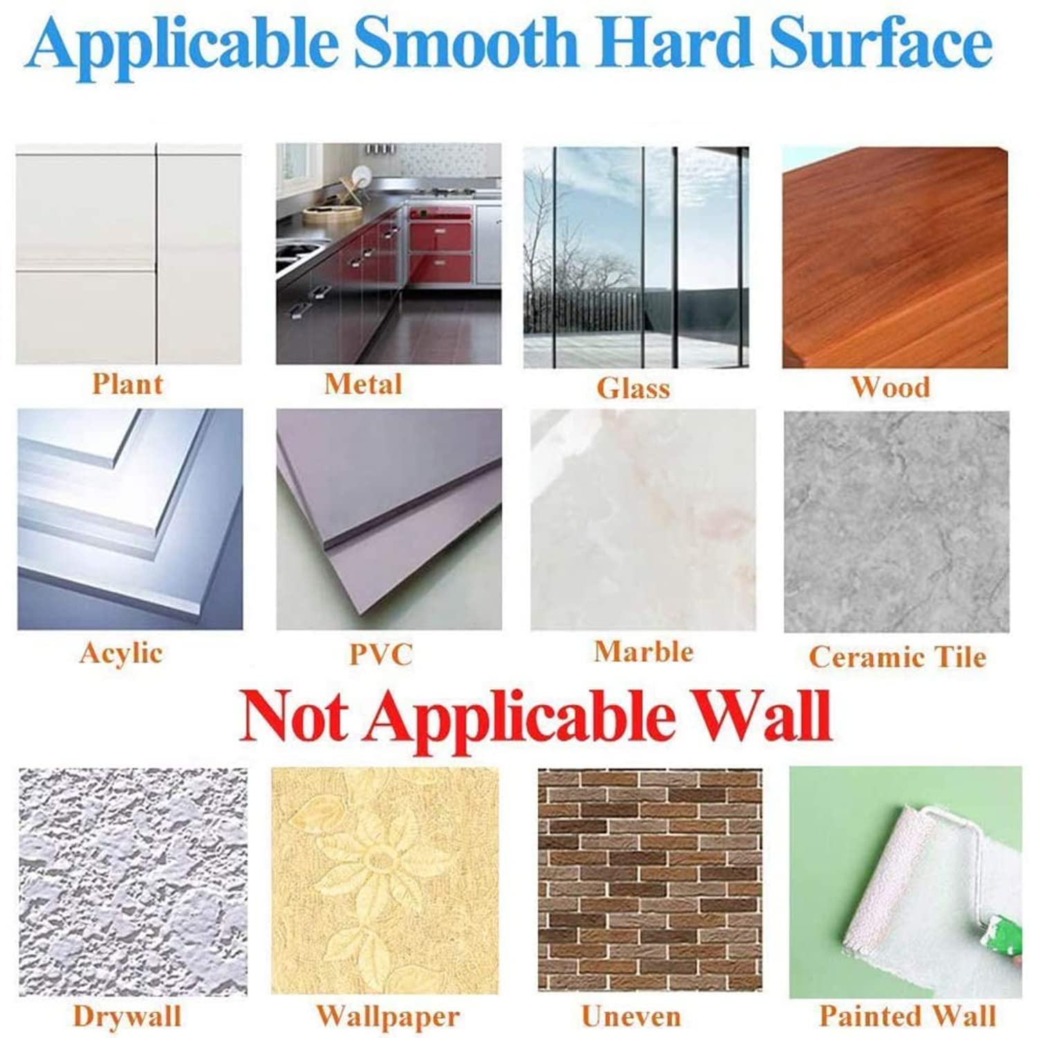 Huitich AMZ Self Adhesive Hooks 8kg Pack 20PCS Durable Wall Hooks - Mumzar Huitich AMZ Self Adhesive Hooks 8kg Pack 20PCS Durable Wall Hooks - Mumzar