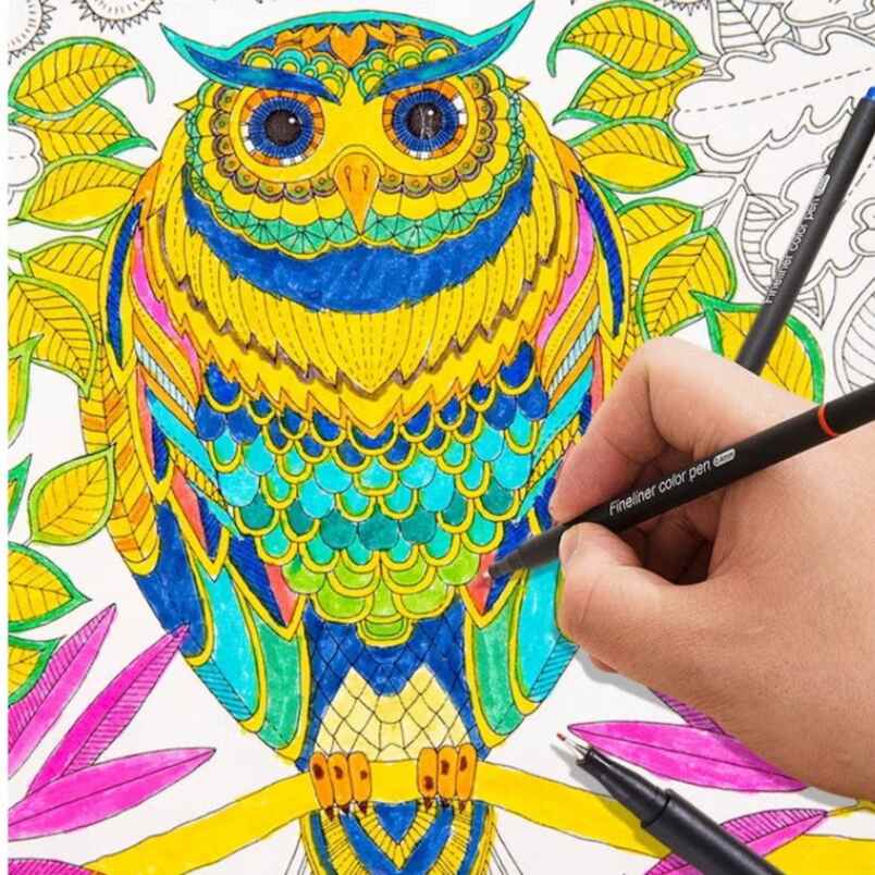 Huitich Color Pen Set 36 Colors Fine Tip, Vibrant Ink - Mumzar Huitich Color Pen Set 36 Colors Fine Tip, Vibrant Ink - Mumzar