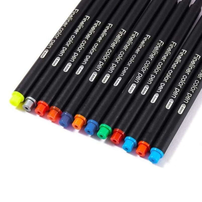 Huitich Color Pen Set 36 Colors Fine Tip, Vibrant Ink - Mumzar Huitich Color Pen Set 36 Colors Fine Tip, Vibrant Ink - Mumzar