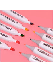 Huitich Double Headed Marker Set with 48 Colors - Mumzar Huitich Double Headed Marker Set with 48 Colors - Mumzar
