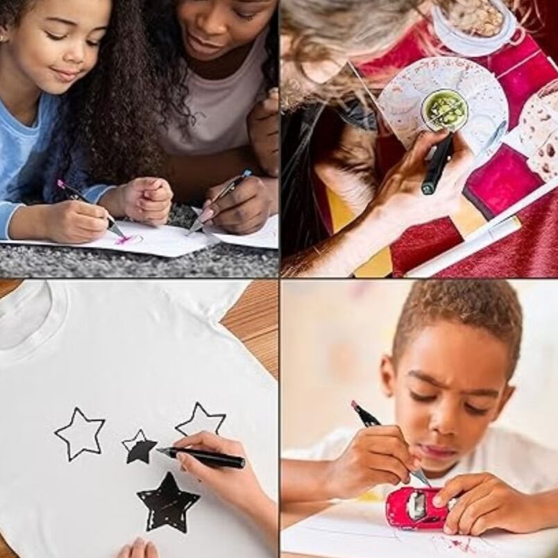 Huitich Dual Tip Oily Markers 40 Colors Arts & Crafts - Mumzar Huitich Dual Tip Oily Markers 40 Colors Arts & Crafts - Mumzar