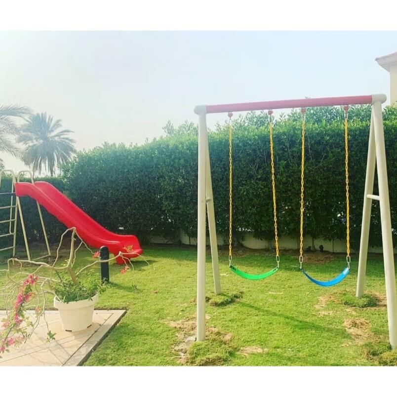 Huitich Kids Outdoor Playground Set with Slide & Swings - Mumzar Huitich Kids Outdoor Playground Set with Slide & Swings - Mumzar