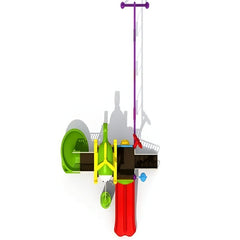 Huitich Kids Plastic Slide Set Colorful Outdoor Play Set - Mumzar Huitich Kids Plastic Slide Set Colorful Outdoor Play Set - Mumzar