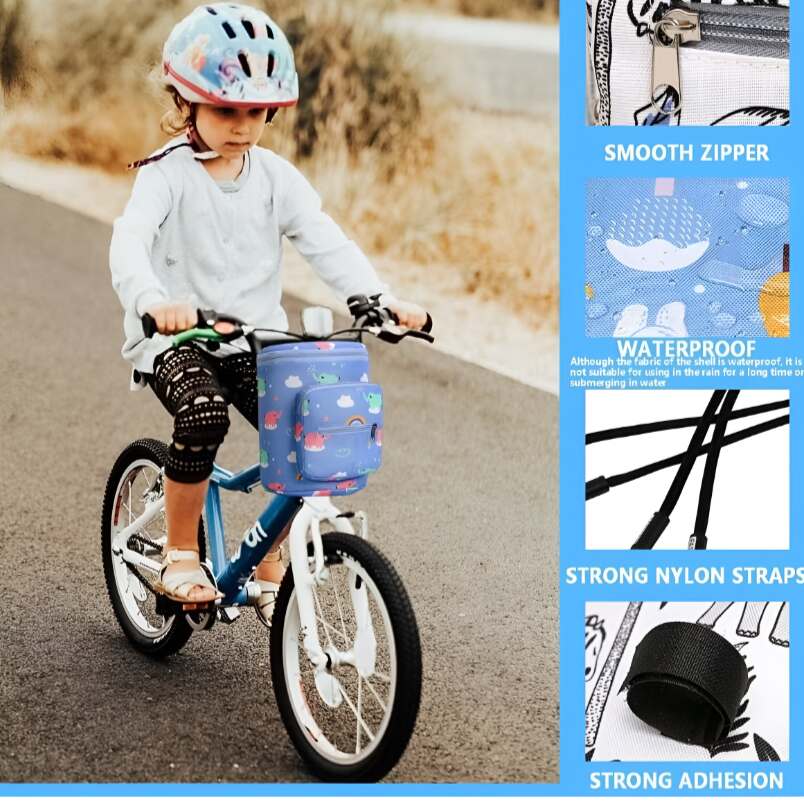 Huitich Large Baby Stroller Organizer Bag with Cute Print - Mumzar Huitich Large Baby Stroller Organizer Bag with Cute Print - Mumzar