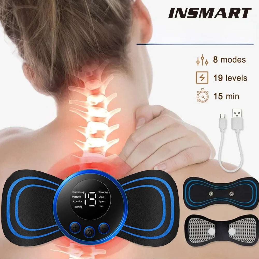 Huitich Mini Electric Neck Massager with 8 Modes - Mumzar Huitich Mini Electric Neck Massager with 8 Modes - Mumzar