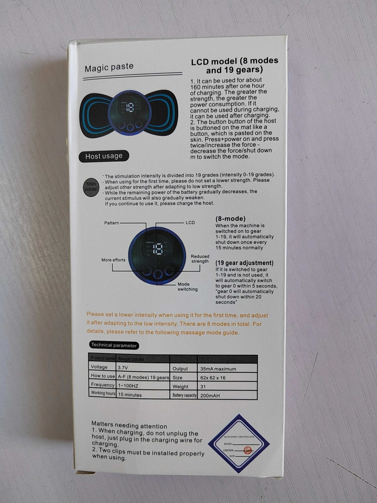 Huitich Mini Electric Neck Massager with 8 Modes - Mumzar Huitich Mini Electric Neck Massager with 8 Modes - Mumzar