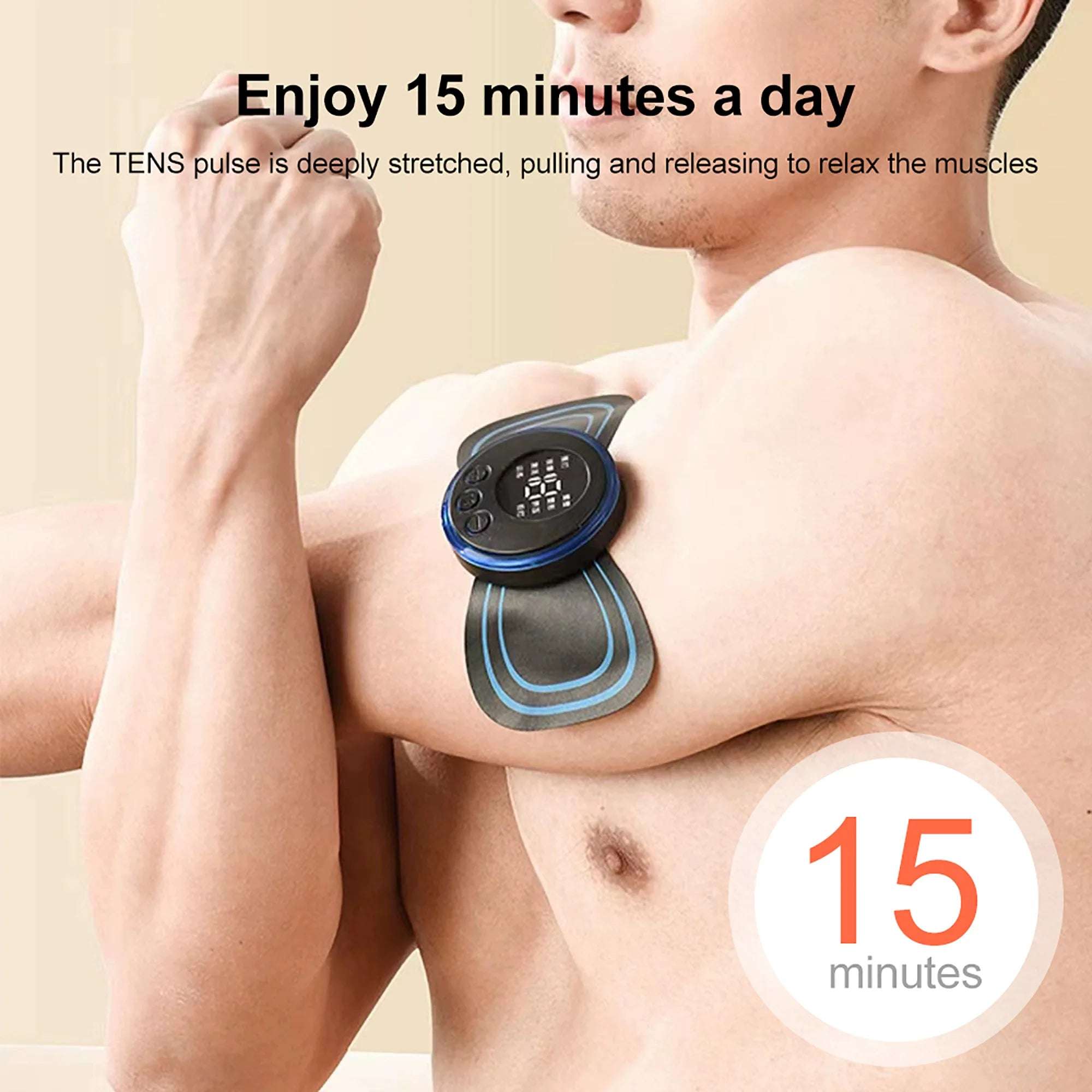 Huitich Mini Electric Neck Massager with 8 Modes - Mumzar Huitich Mini Electric Neck Massager with 8 Modes - Mumzar