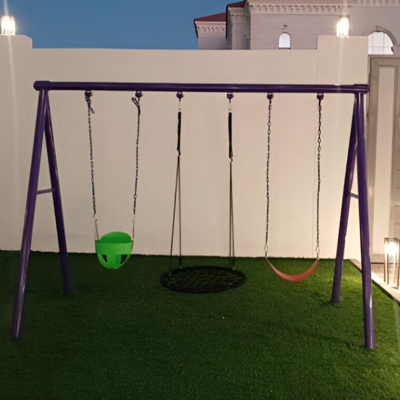 Huitich Outdoor Swing Set for Kids 4 - Seat Playground - Mumzar Huitich Outdoor Swing Set for Kids 4 - Seat Playground - Mumzar