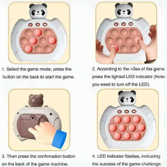 Huitich Panda Pop Fidget Toy Stress Relief Pop It - Mumzar Huitich Panda Pop Fidget Toy Stress Relief Pop It - Mumzar