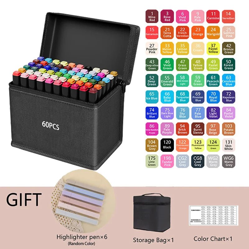 Huitich Permanent Illustration Markers for Drawing - 262 Colors Set - Mumzar Huitich Permanent Illustration Markers for Drawing - 262 Colors Set - Mumzar