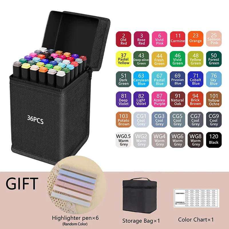 Huitich Permanent Illustration Markers for Drawing - 262 Colors Set - Mumzar Huitich Permanent Illustration Markers for Drawing - 262 Colors Set - Mumzar