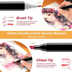 Huitich Permanent Illustration Markers for Drawing - 262 Colors Set - Mumzar Huitich Permanent Illustration Markers for Drawing - 262 Colors Set - Mumzar