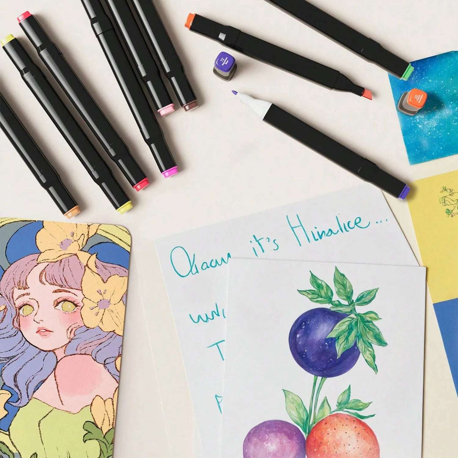 Huitich Permanent Illustration Markers for Drawing - 262 Colors Set - Mumzar Huitich Permanent Illustration Markers for Drawing - 262 Colors Set - Mumzar