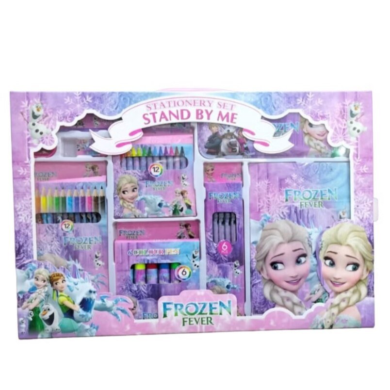 Huitich Pink Stationery Kit for Girls Frozen Fever Set - Mumzar Huitich Pink Stationery Kit for Girls Frozen Fever Set - Mumzar