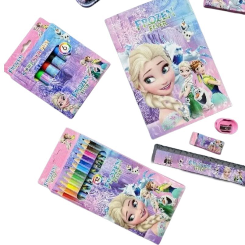 Huitich Pink Stationery Kit for Girls Frozen Fever Set - Mumzar Huitich Pink Stationery Kit for Girls Frozen Fever Set - Mumzar