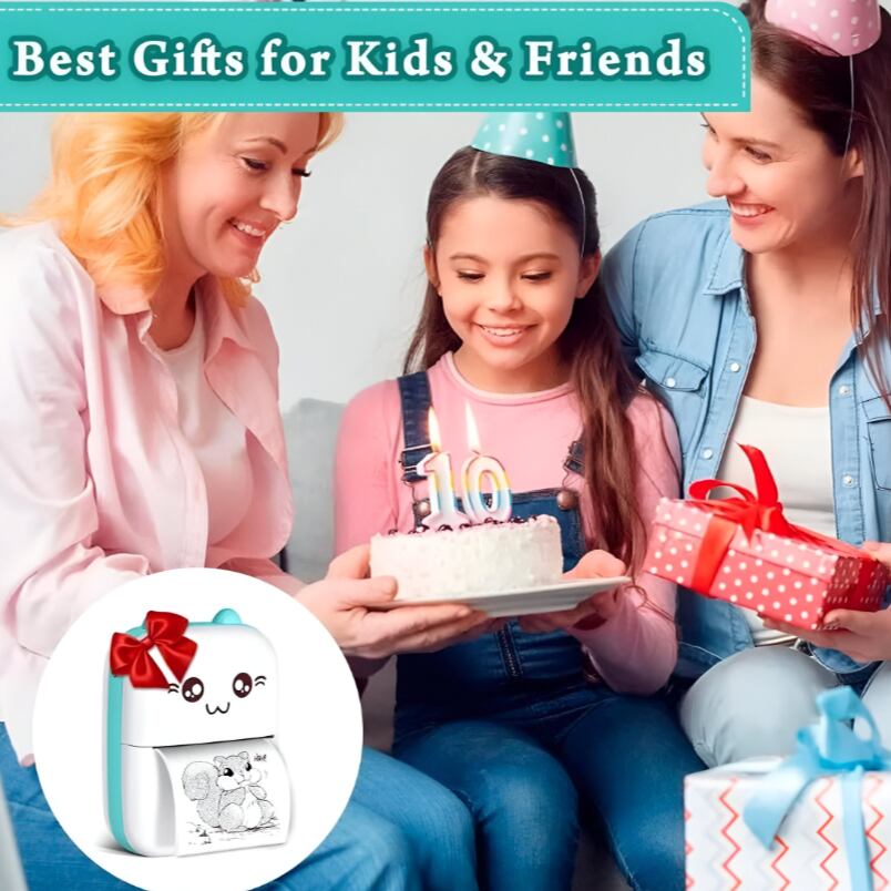 Huitich Portable Mini Thermal Printer Wireless Label Maker - Mumzar Huitich Portable Mini Thermal Printer Wireless Label Maker - Mumzar