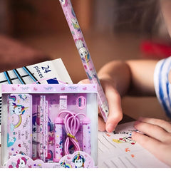 Huitich Unicorn Stationery Set for Girls Pink Office Supplies - Mumzar Huitich Unicorn Stationery Set for Girls Pink Office Supplies - Mumzar