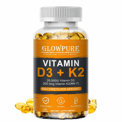 D3 K2 Vitamins Capsule for Bones, Joint, Calcium Absorption, Cardiovascular, Immune System Daily Health Supplement D3 K2 Vitamins Capsule for Bones, Joint, Calcium Absorption, Cardiovascular, Immune System Daily Health Supplement