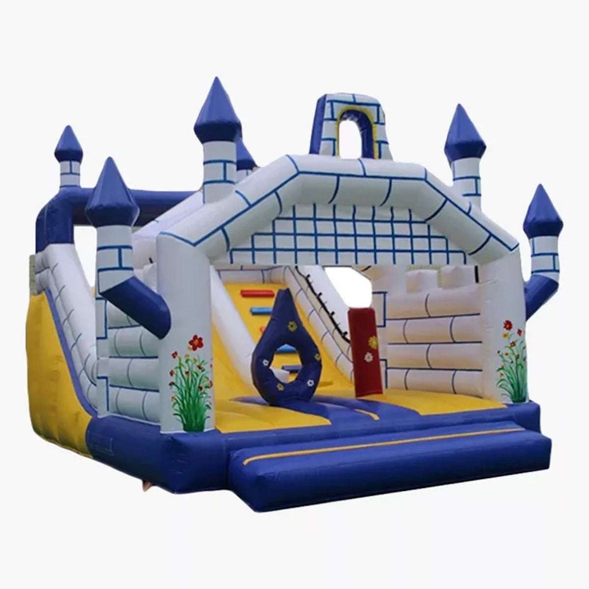 Huitich inflatable bouncy castle for sale UAE with slides and colorful design for kids' entertainment Huitich inflatable bouncy castle for sale UAE with slides and colorful design for kids' entertainment