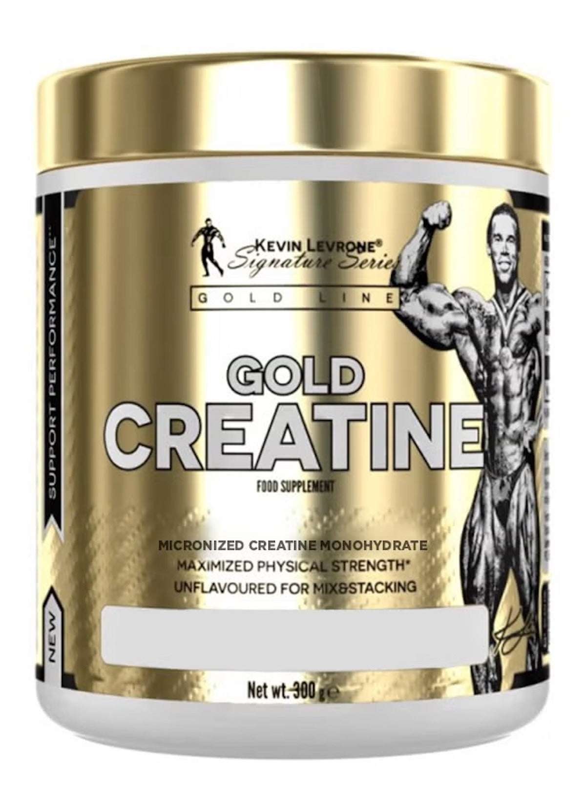 Kevin Levrone Gold Creatine 300g food supplement for maximized physical strength, unflavored for mix stacking Kevin Levrone Gold Creatine 300g food supplement for maximized physical strength, unflavored for mix stacking