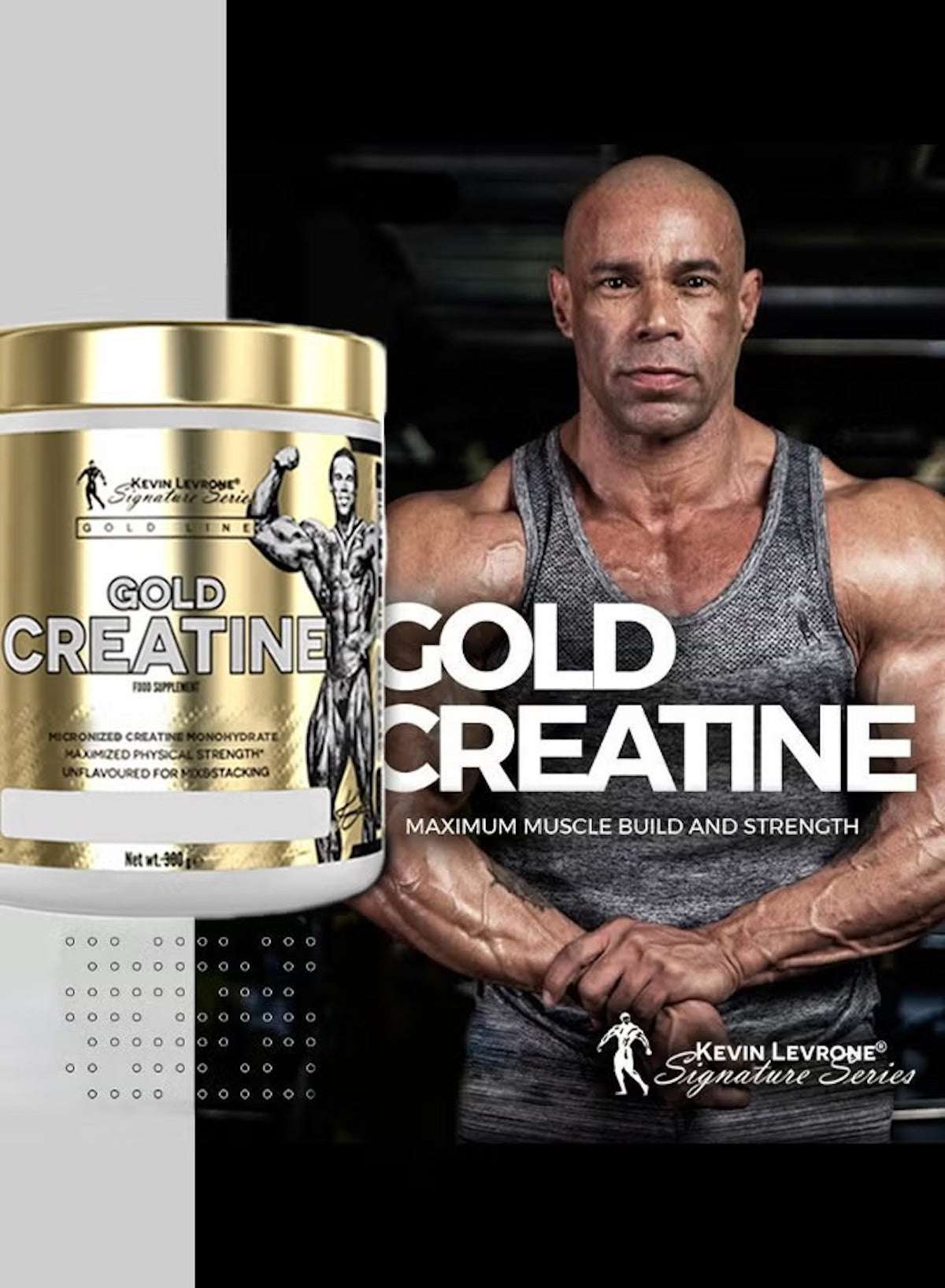 Kevin Levrone Gold Creatine 300g supplement for maximum muscle build and strength Kevin Levrone Gold Creatine 300g supplement for maximum muscle build and strength