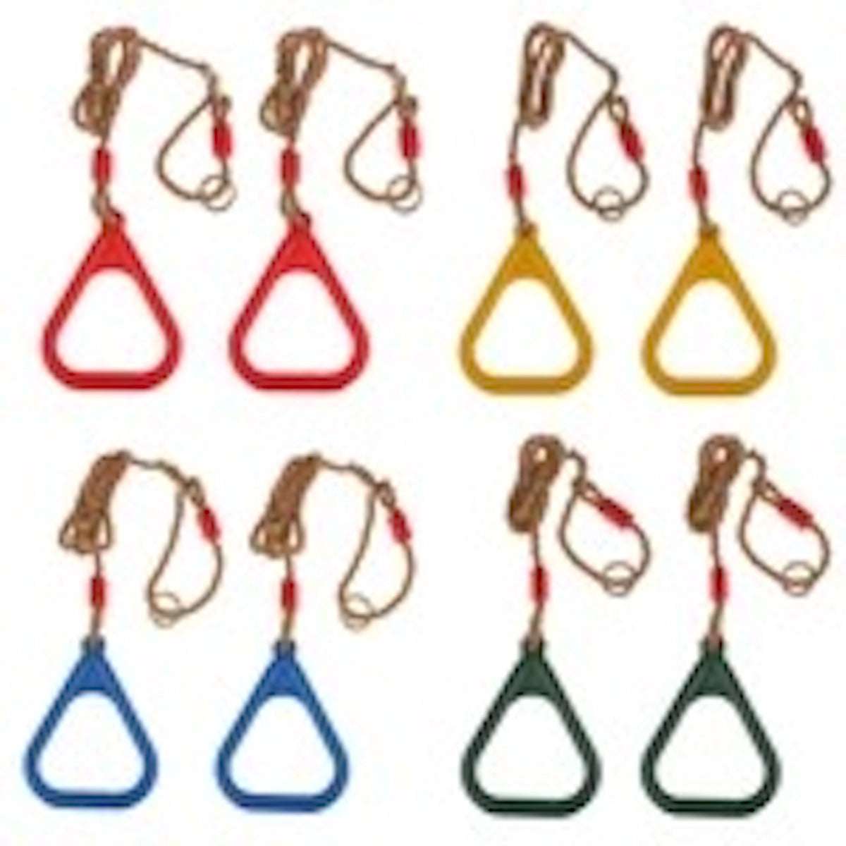 Huitich kid trapeze swing with rings in various colors for outdoor play and fun activities Huitich kid trapeze swing with rings in various colors for outdoor play and fun activities