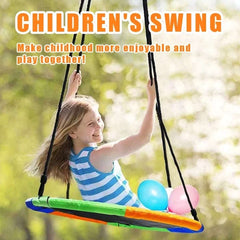 Children's swing by Huitich, colorful kids hammock swing indoor outdoor for fun playtime Children's swing by Huitich, colorful kids hammock swing indoor outdoor for fun playtime