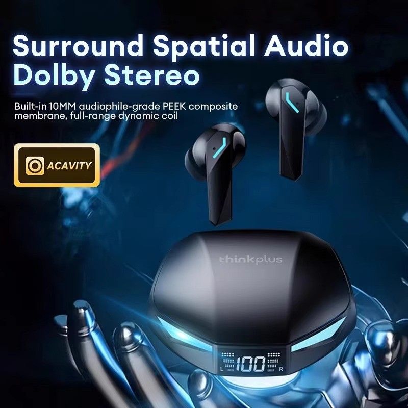 Lenovo GM2 Pro Max Wireless Earbuds Bluetooth 5.4 LED Display - Mumzar Lenovo GM2 Pro Max Wireless Earbuds Bluetooth 5.4 LED Display - Mumzar