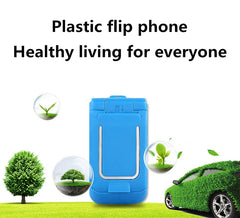 Mumzar mini flip phone bluetooth blue plastic flip phone compact clamshell design with eco background Mumzar mini flip phone bluetooth blue plastic flip phone compact clamshell design with eco background