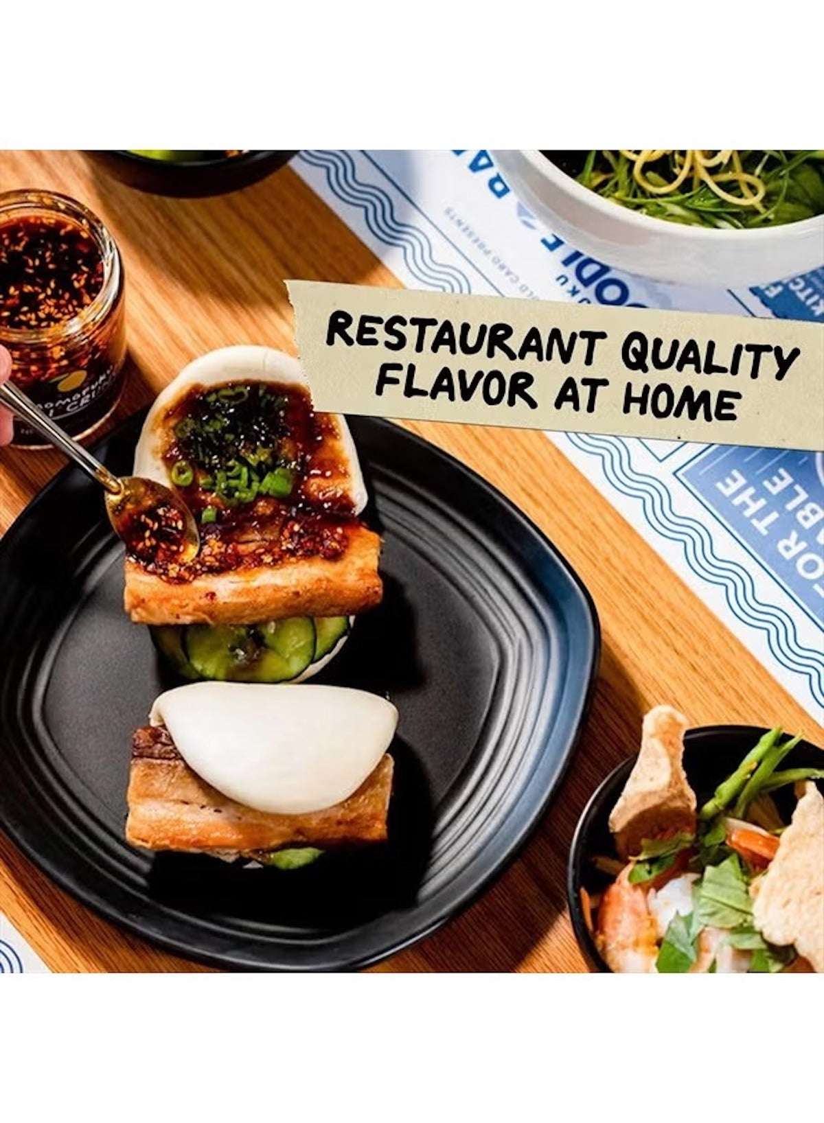 Delicious Momofuku Chili Crunch UAE served on restaurant-style meal for bold flavors at home Delicious Momofuku Chili Crunch UAE served on restaurant-style meal for bold flavors at home