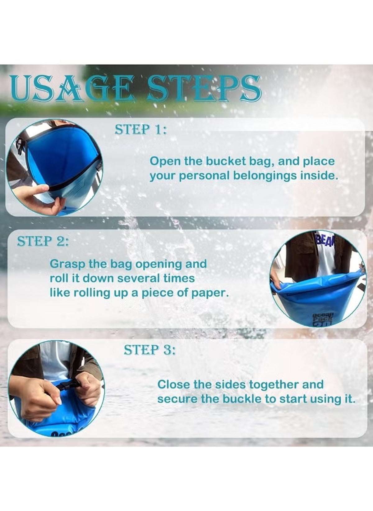 Mumzar 10L Waterproof Sports Bag with Adjustable Strap - Mumzar Mumzar 10L Waterproof Sports Bag with Adjustable Strap - Mumzar