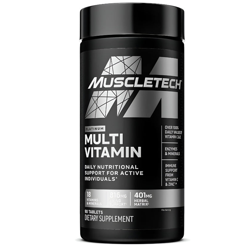 Huitich MuscleTech multivitamin supplement bottle with daily nutritional support for active individuals Huitich MuscleTech multivitamin supplement bottle with daily nutritional support for active individuals